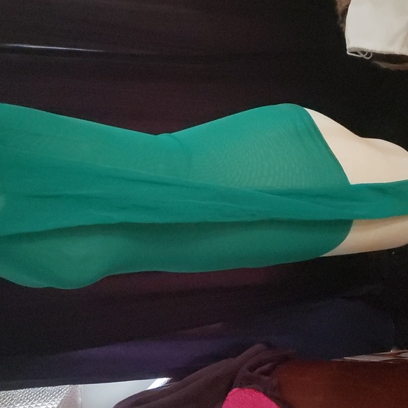 Marc jacobs green semi sheer fitted turtleneck - Picture 4 of 13